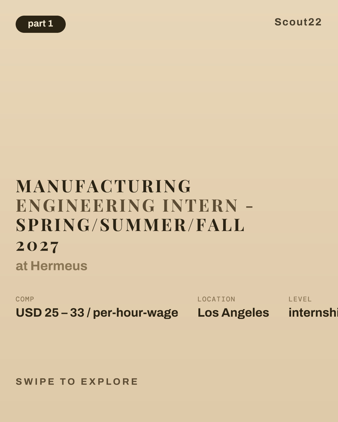 Manufacturing Engineering Intern - Spring/Summer/Fall 2027 at Hermeus