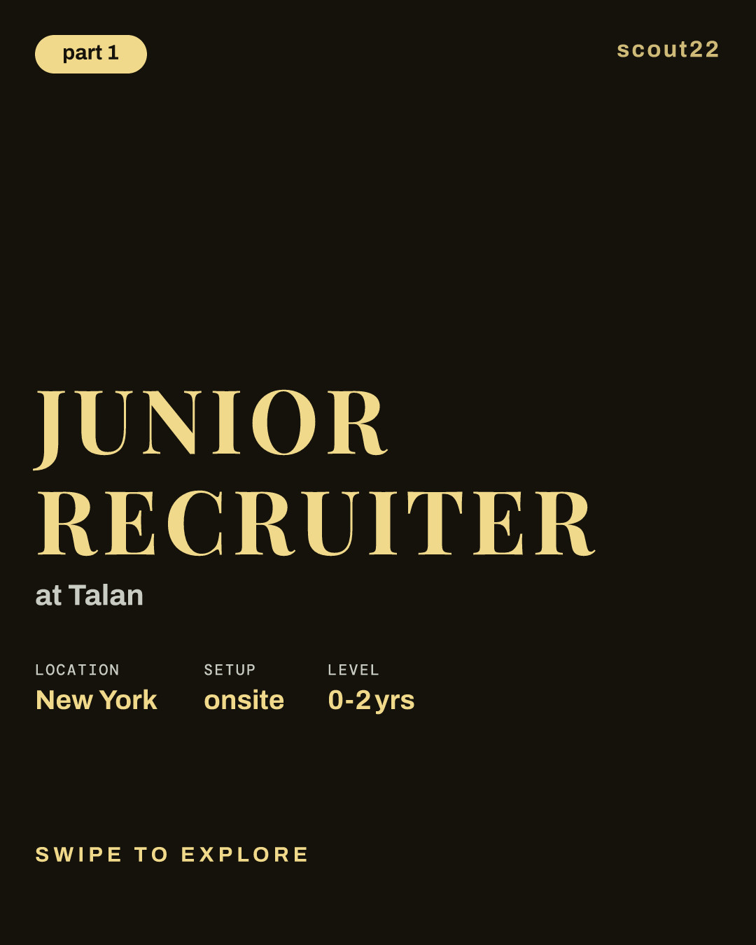 Junior Recruiter at Talan