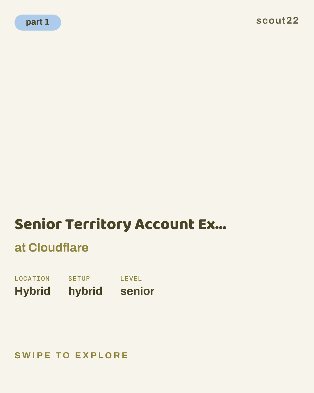 Senior Territory Account Executive, Korea at Cloudflare