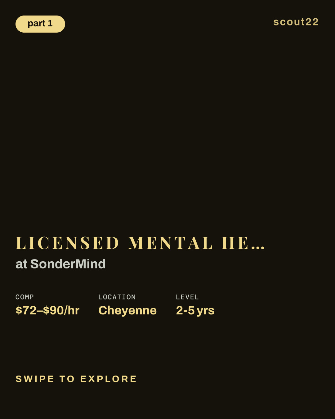 Licensed Mental Health Therapist (Wyoming) at SonderMind