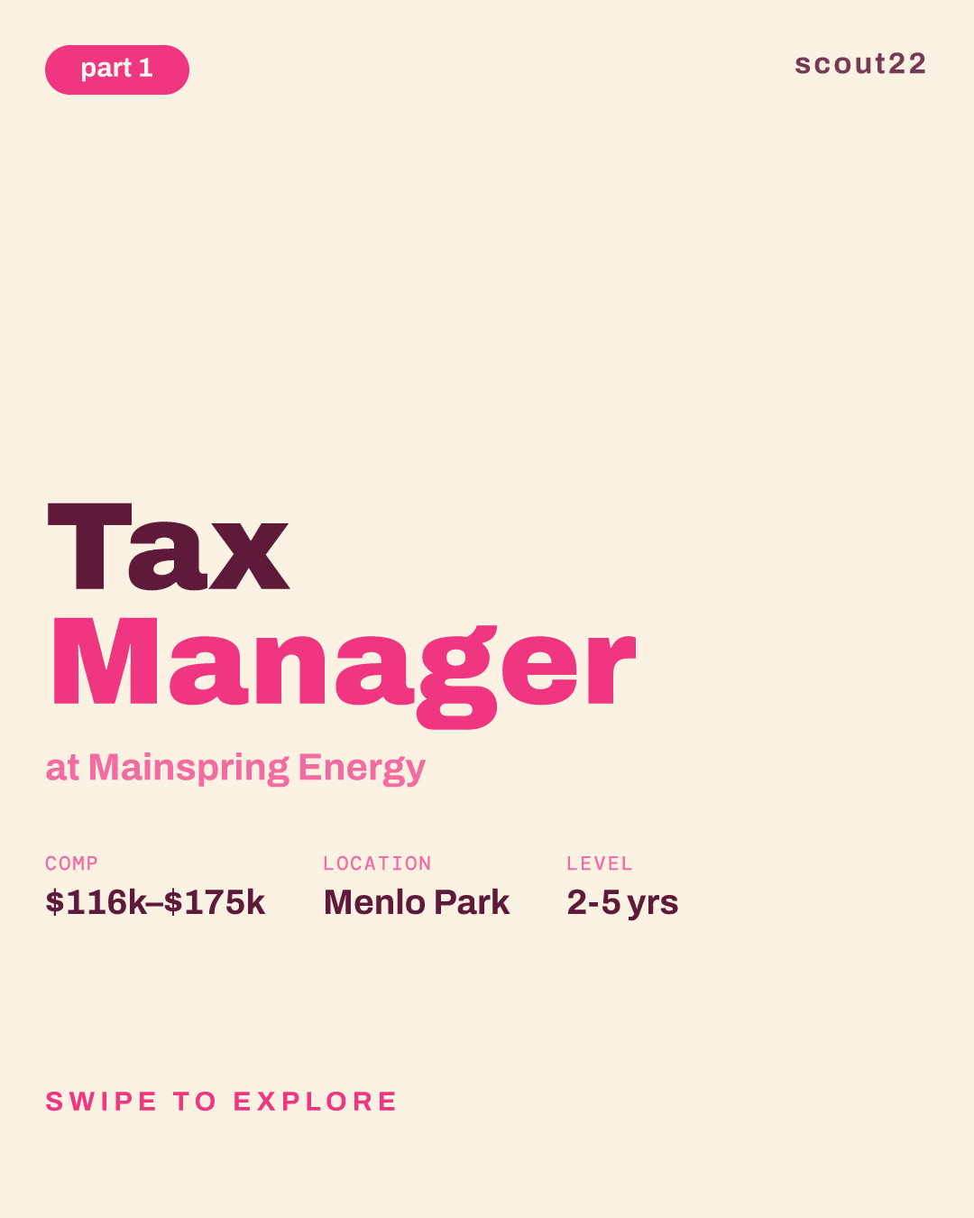 Tax Manager at Mainspring Energy