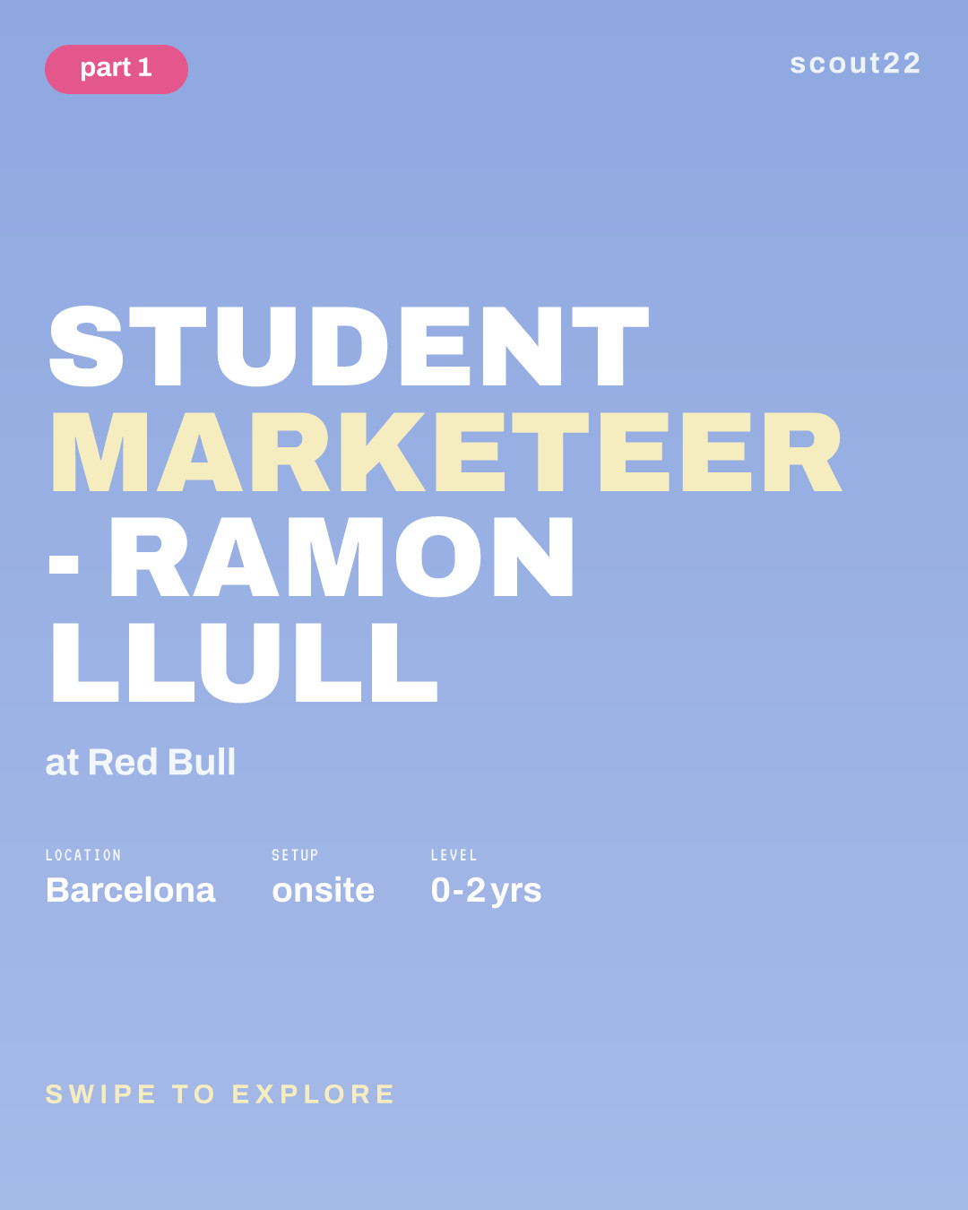 Student Marketeer - Ramon llull at Red Bull