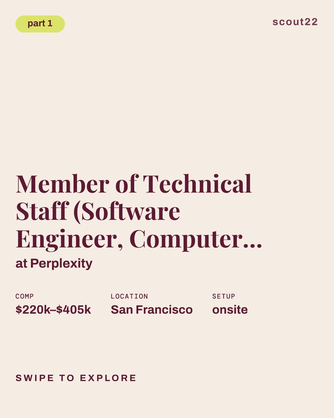 Member of Technical Staff (Software Engineer, Computer Growth) at Perplexity