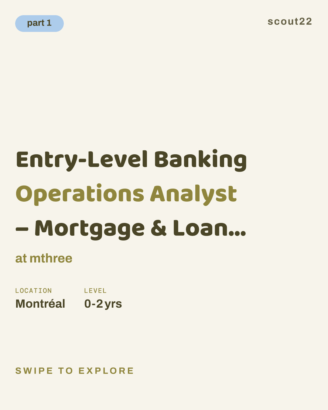 Entry-Level Banking Operations Analyst – Mortgage & Loan Operations at mthree