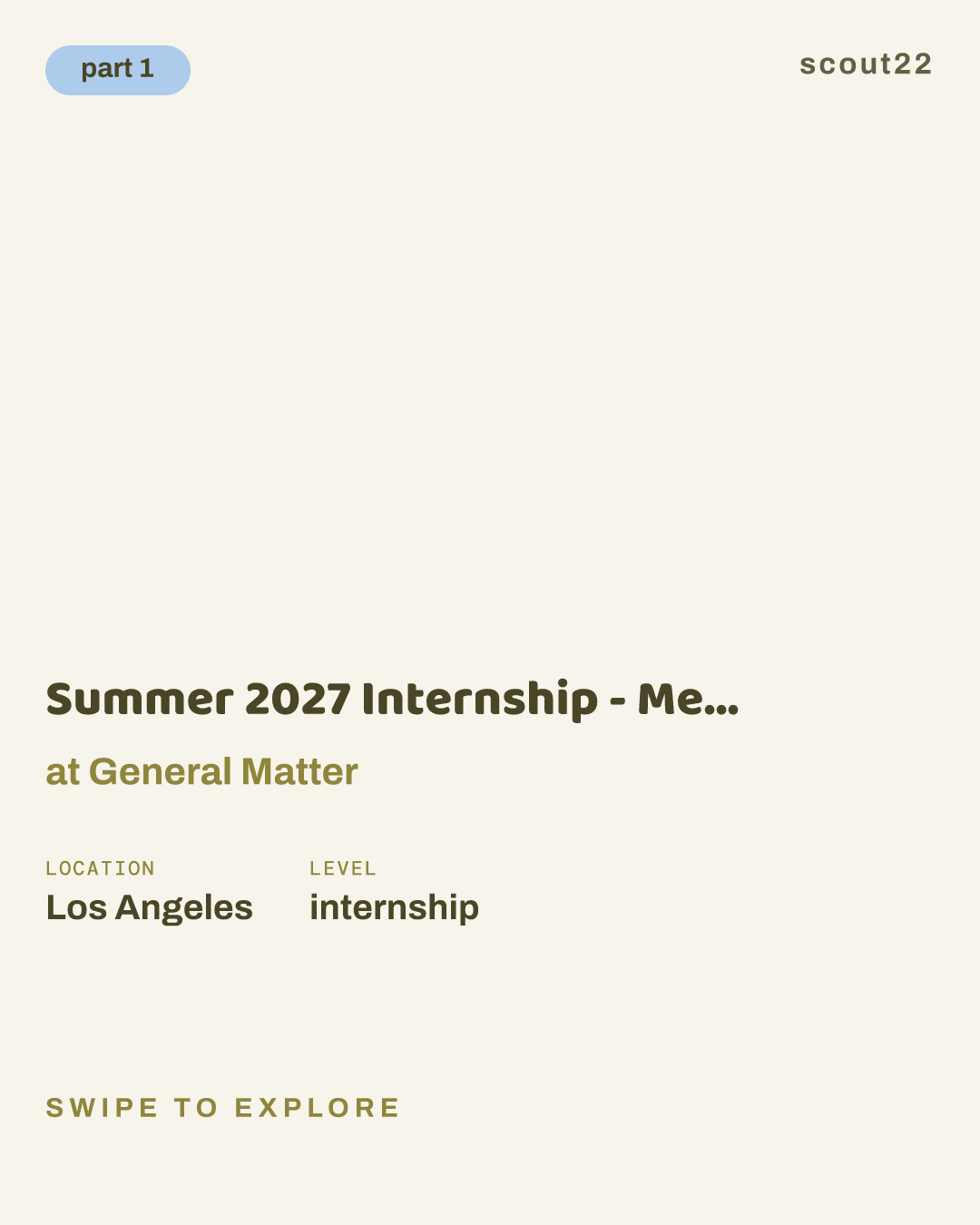 Summer 2027 Internship - Mechanical Engineering (HVAC) at General Matter
