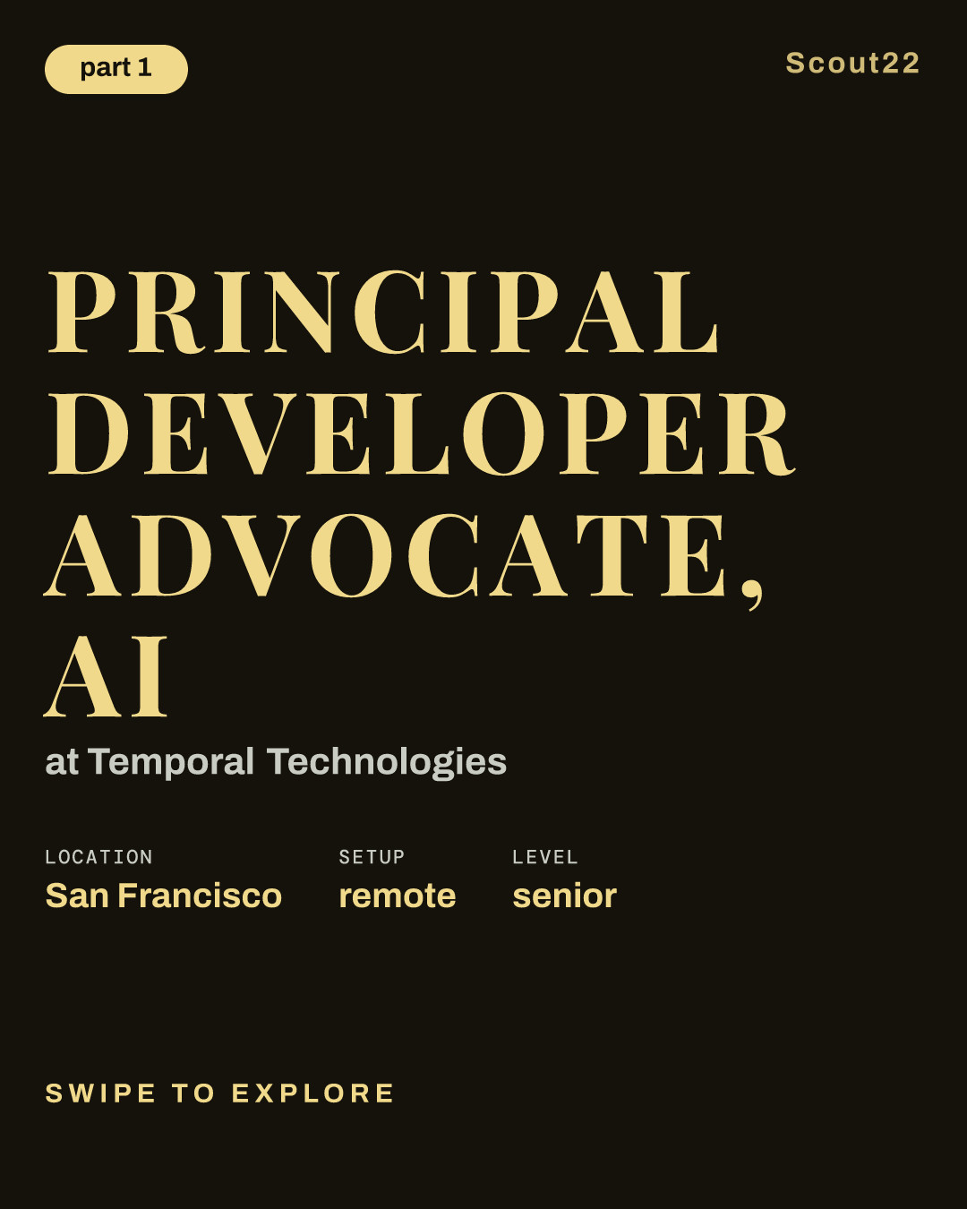 Principal Developer Advocate, AI at Temporal Technologies