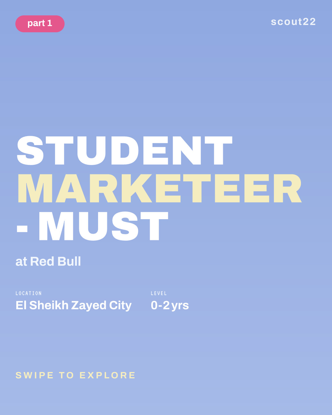 Student Marketeer - MUST at Red Bull