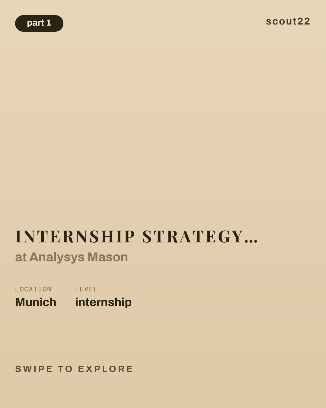 Internship Strategy & Value Creation (m/f/d) at Analysys Mason
