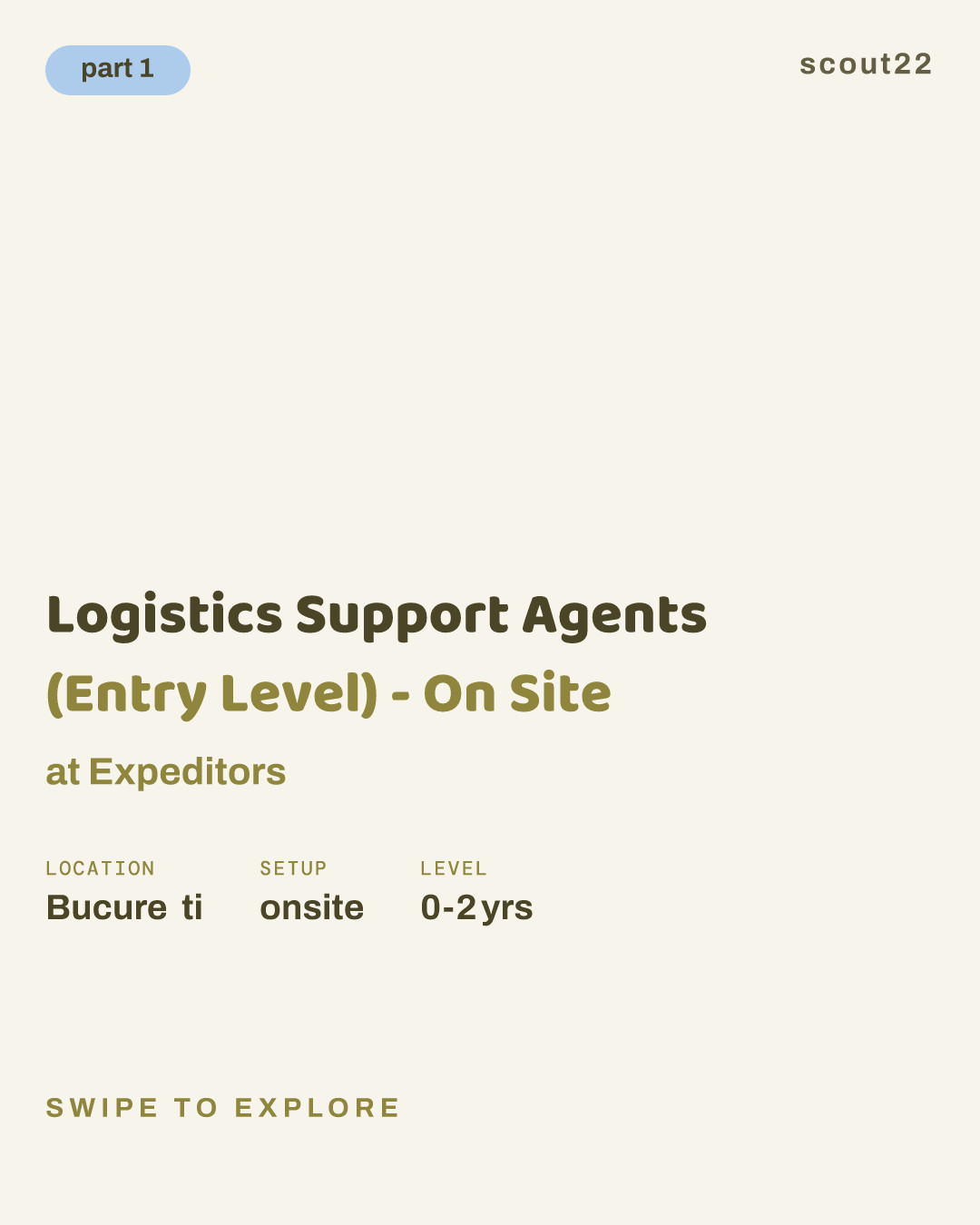 Logistics Support Agents (Entry Level) - On Site at Expeditors