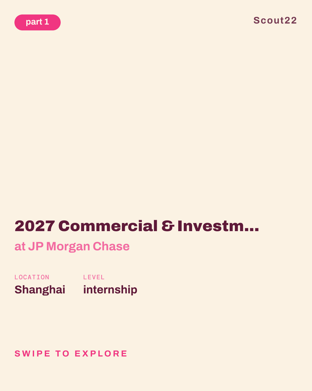 2027 Commercial & Investment Bank - Global Investment Banking Analyst Program - Summer Analyst - Shanghai at JP Morgan Chase