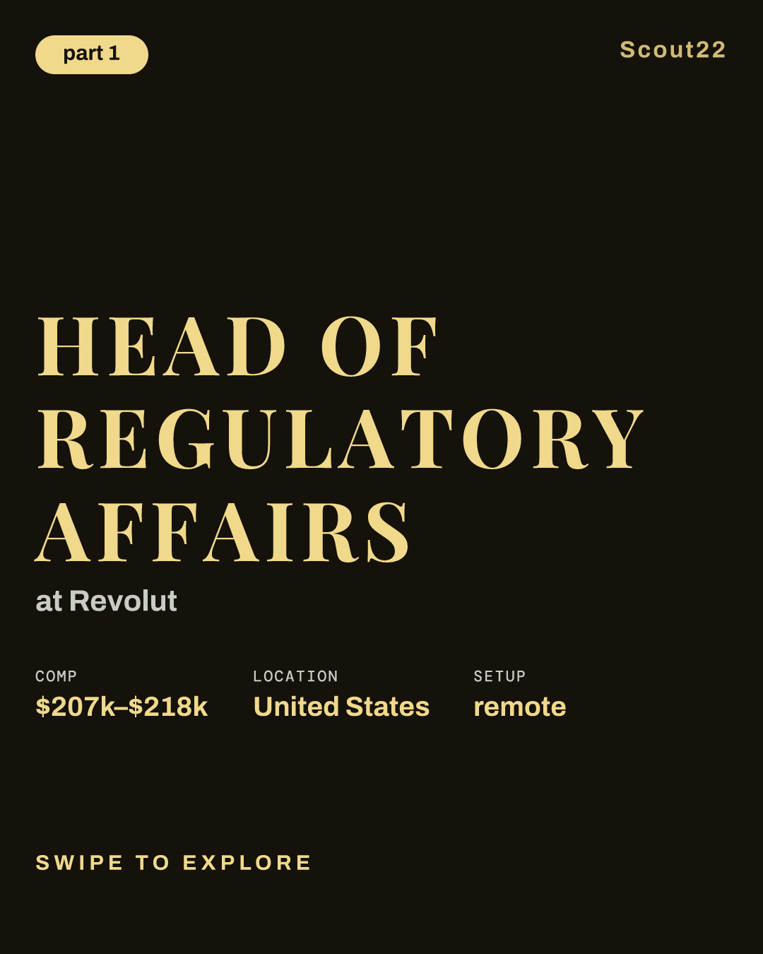 Head of Regulatory Affairs at Revolut