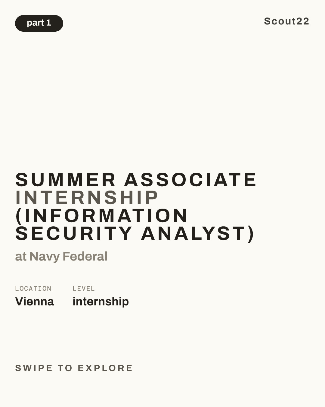 Summer Associate Internship (Information Security Analyst) at Navy Federal