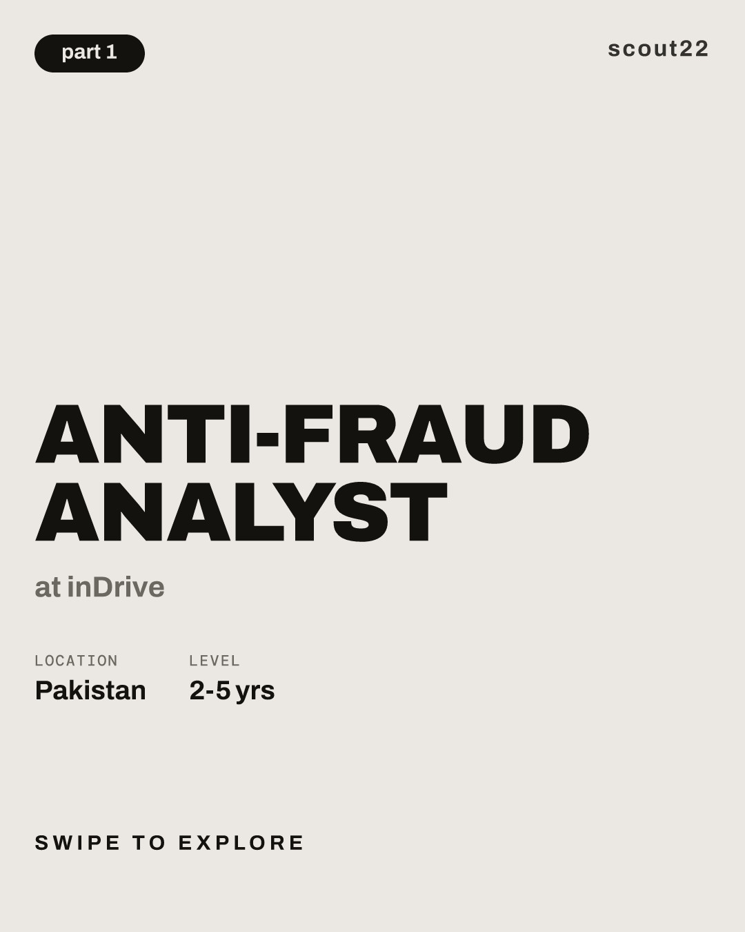 Anti-Fraud Analyst at inDrive