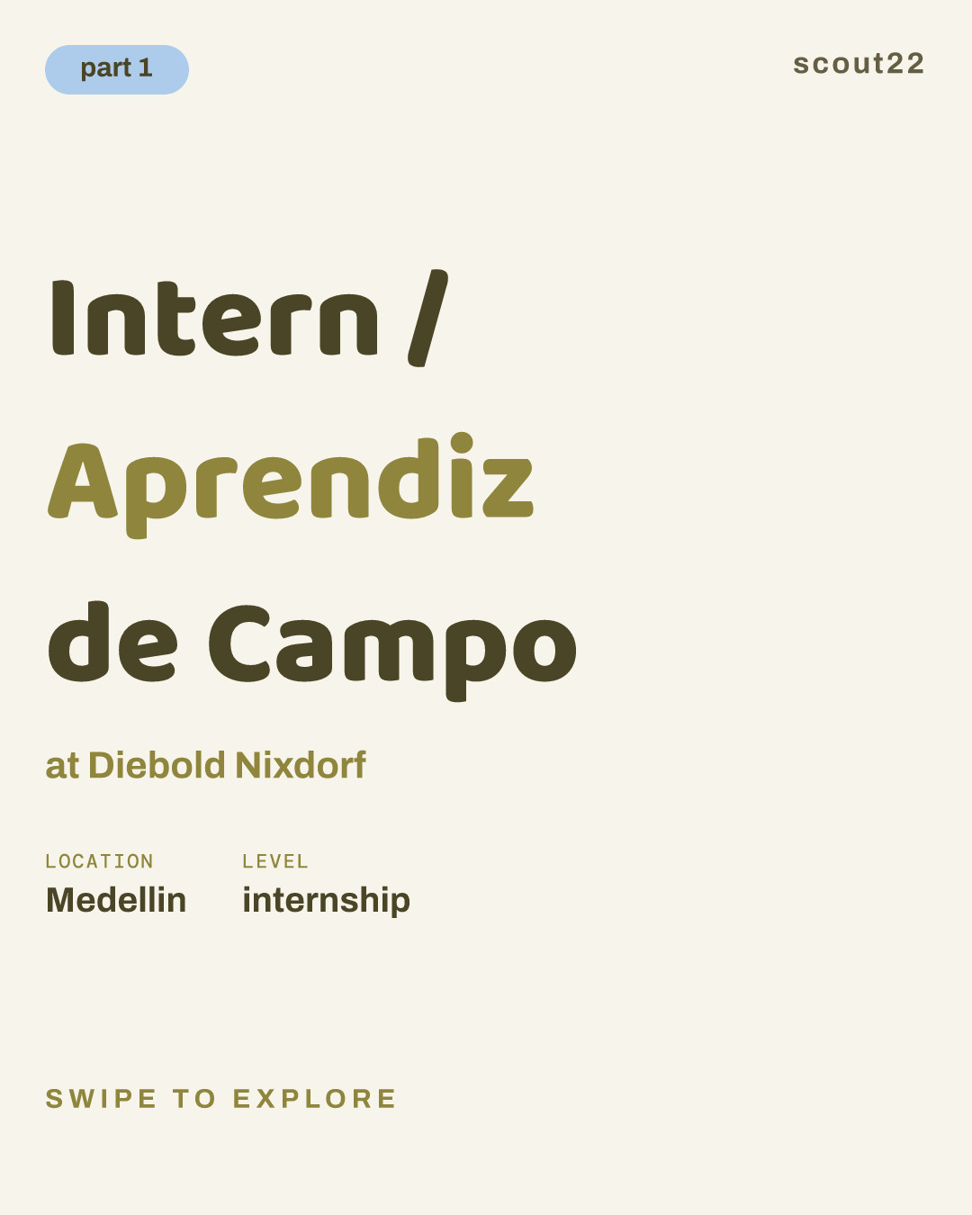 Intern / Aprendiz de Campo at Diebold Nixdorf