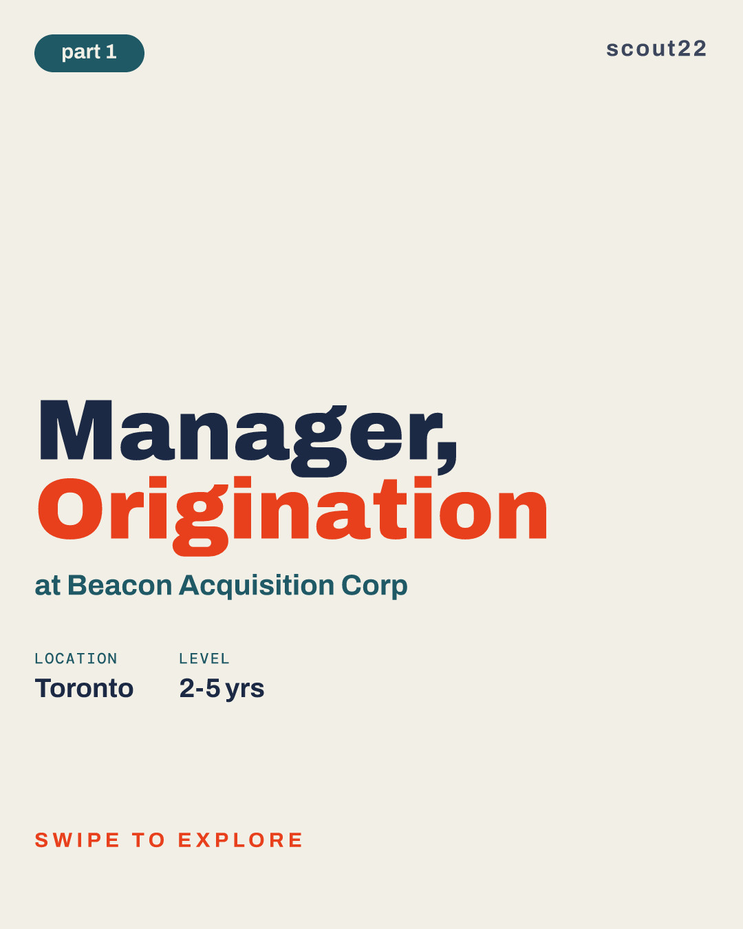 Manager, Origination at Beacon Acquisition Corp