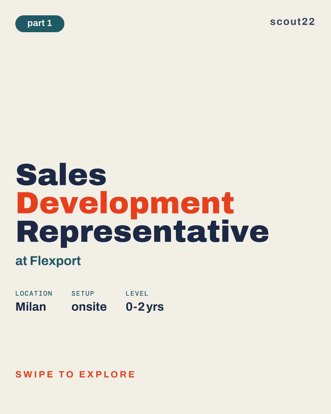 Sales Development Representative at Flexport