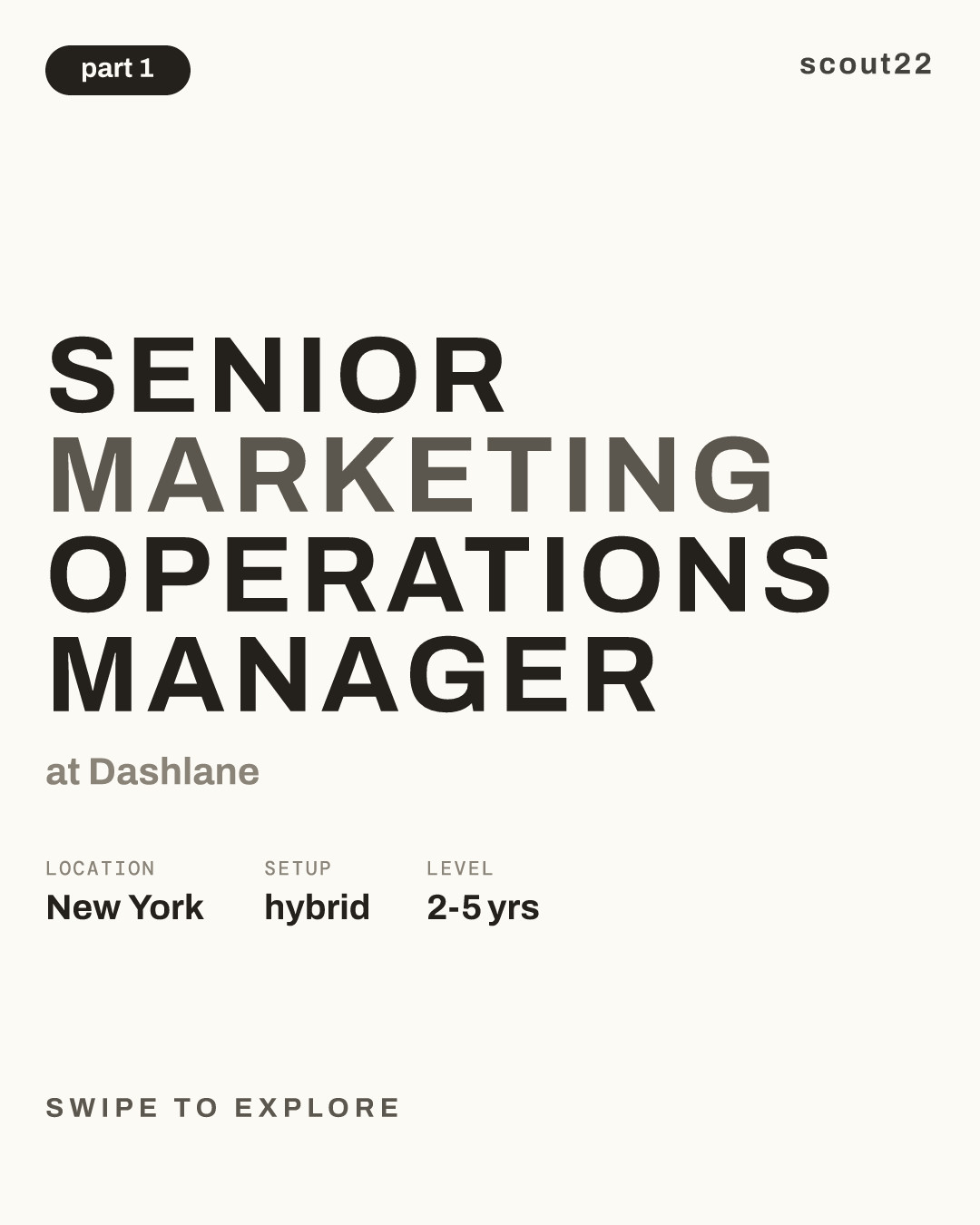 Senior Marketing Operations Manager at Dashlane