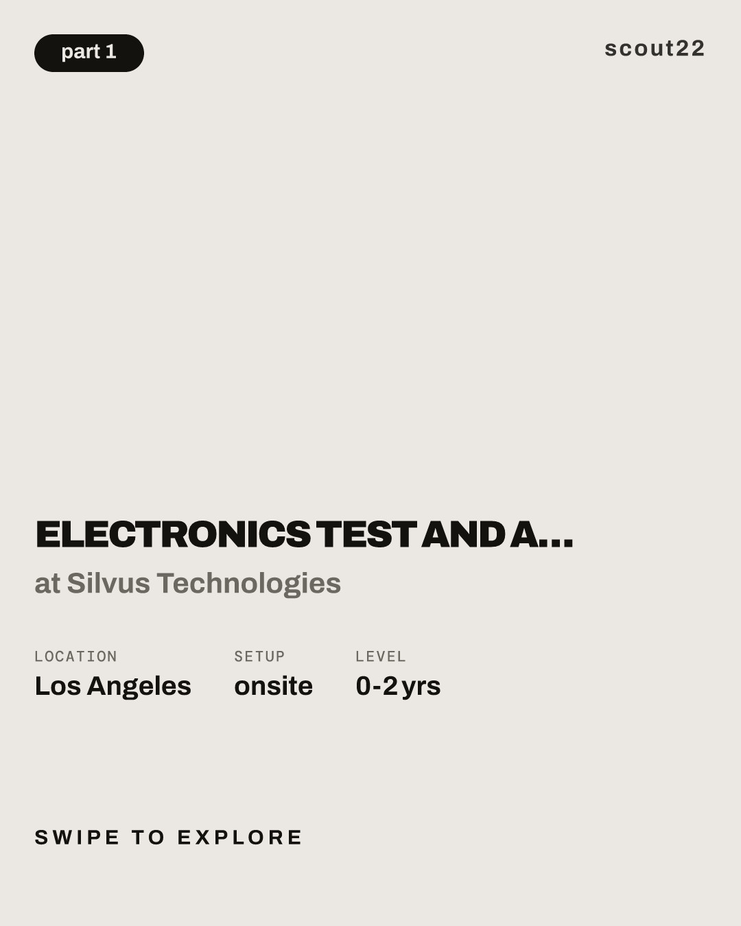 Electronics Test and Assembly Technician (Entry-Level) at Silvus Technologies