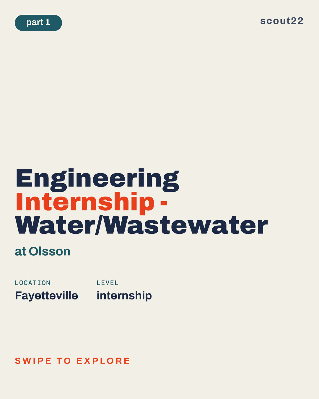 Engineering Internship - Water/Wastewater at Olsson