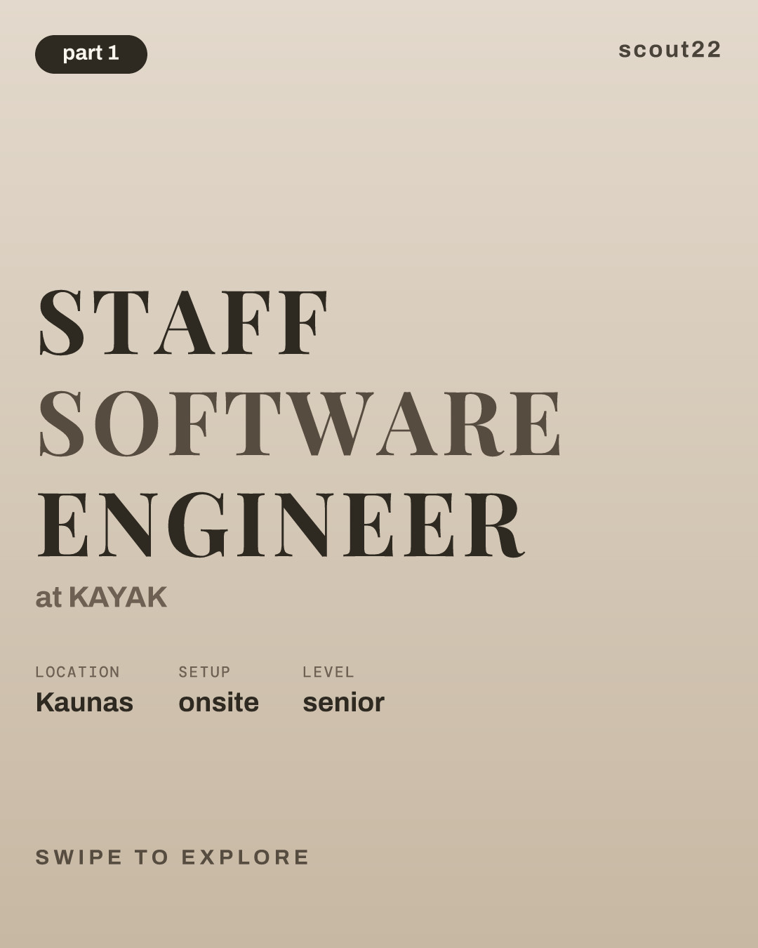 Staff Software Engineer at KAYAK