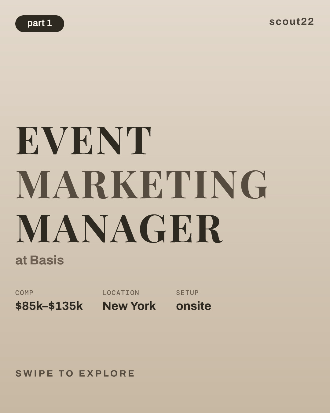 Event Marketing Manager at Basis