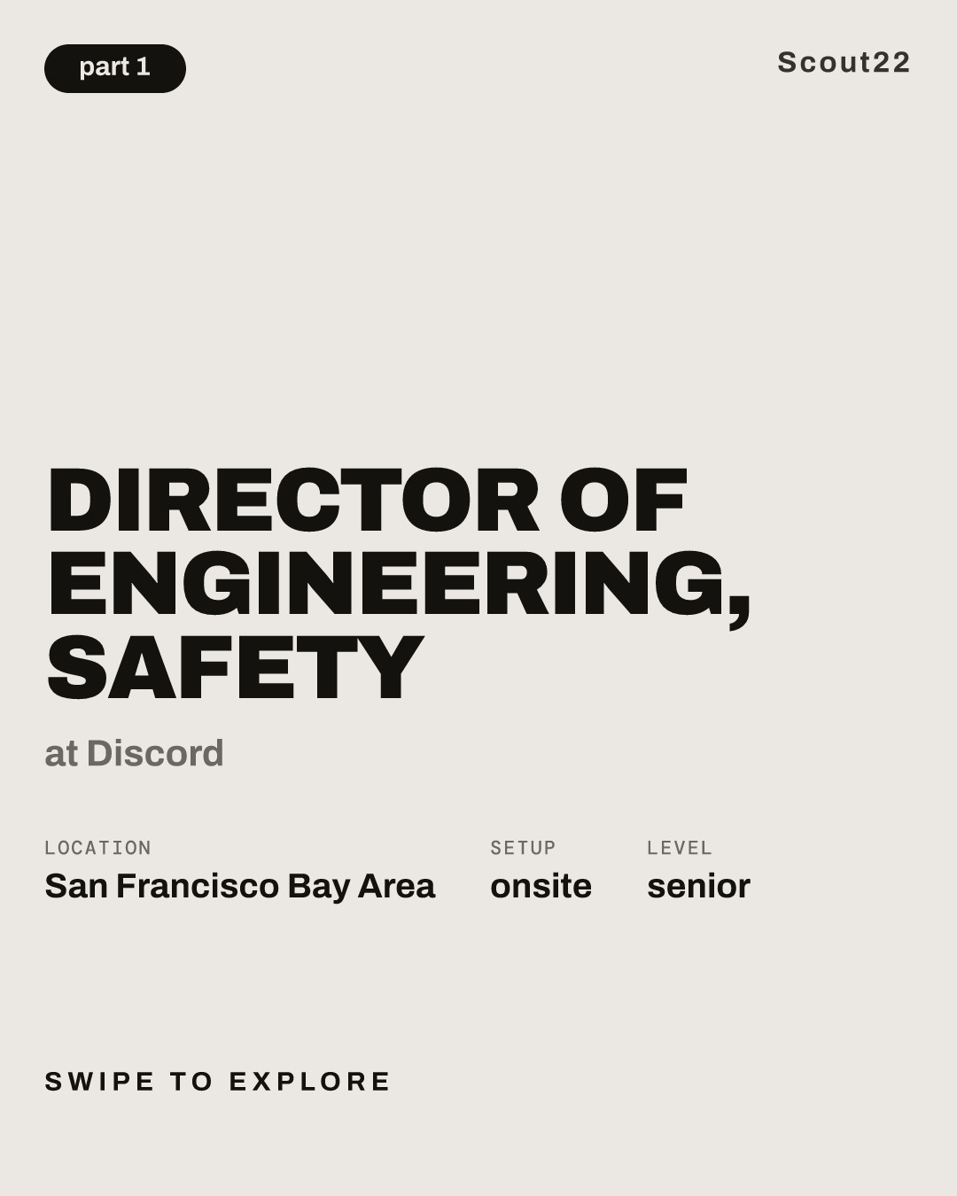 Director of Engineering, Safety at Discord