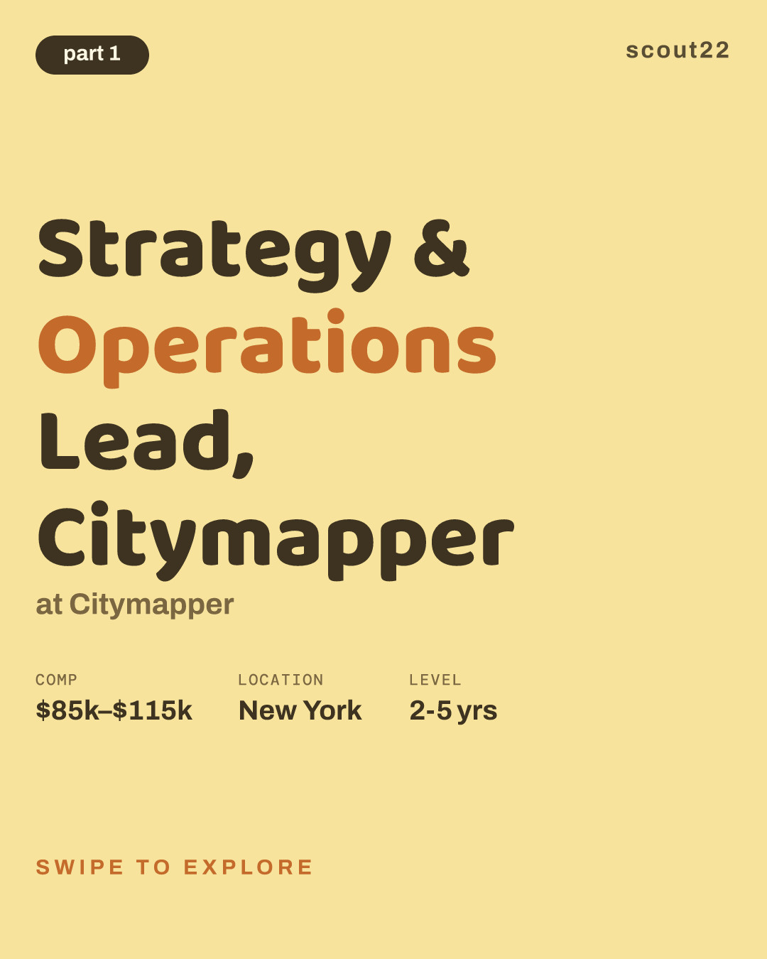 Strategy & Operations Lead, Citymapper at Citymapper