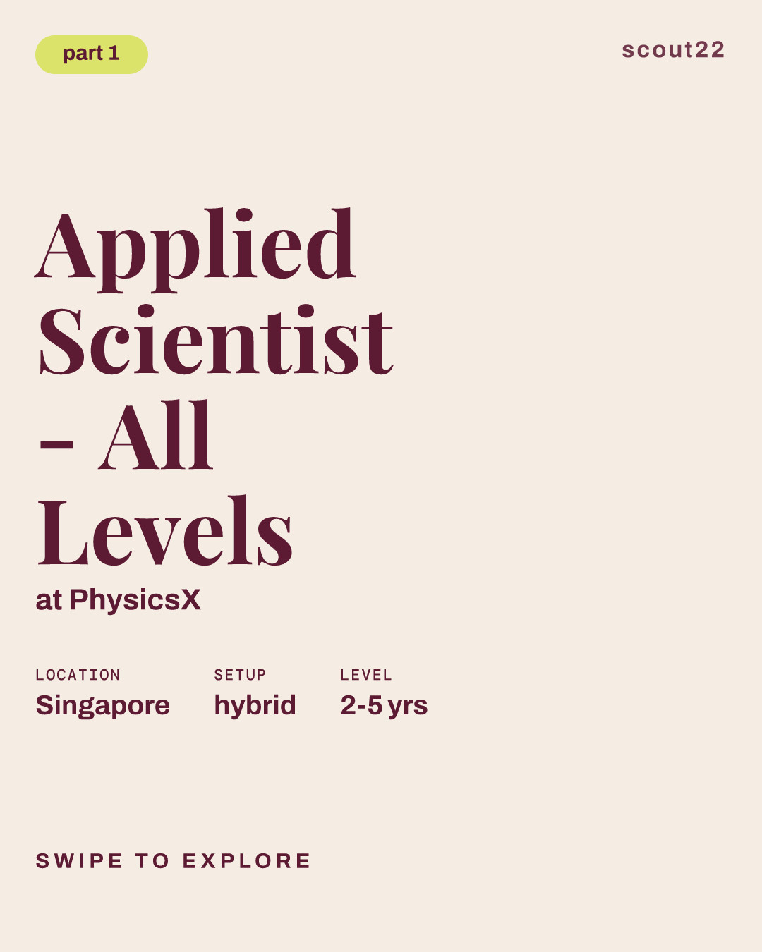 Applied Scientist - All Levels at PhysicsX
