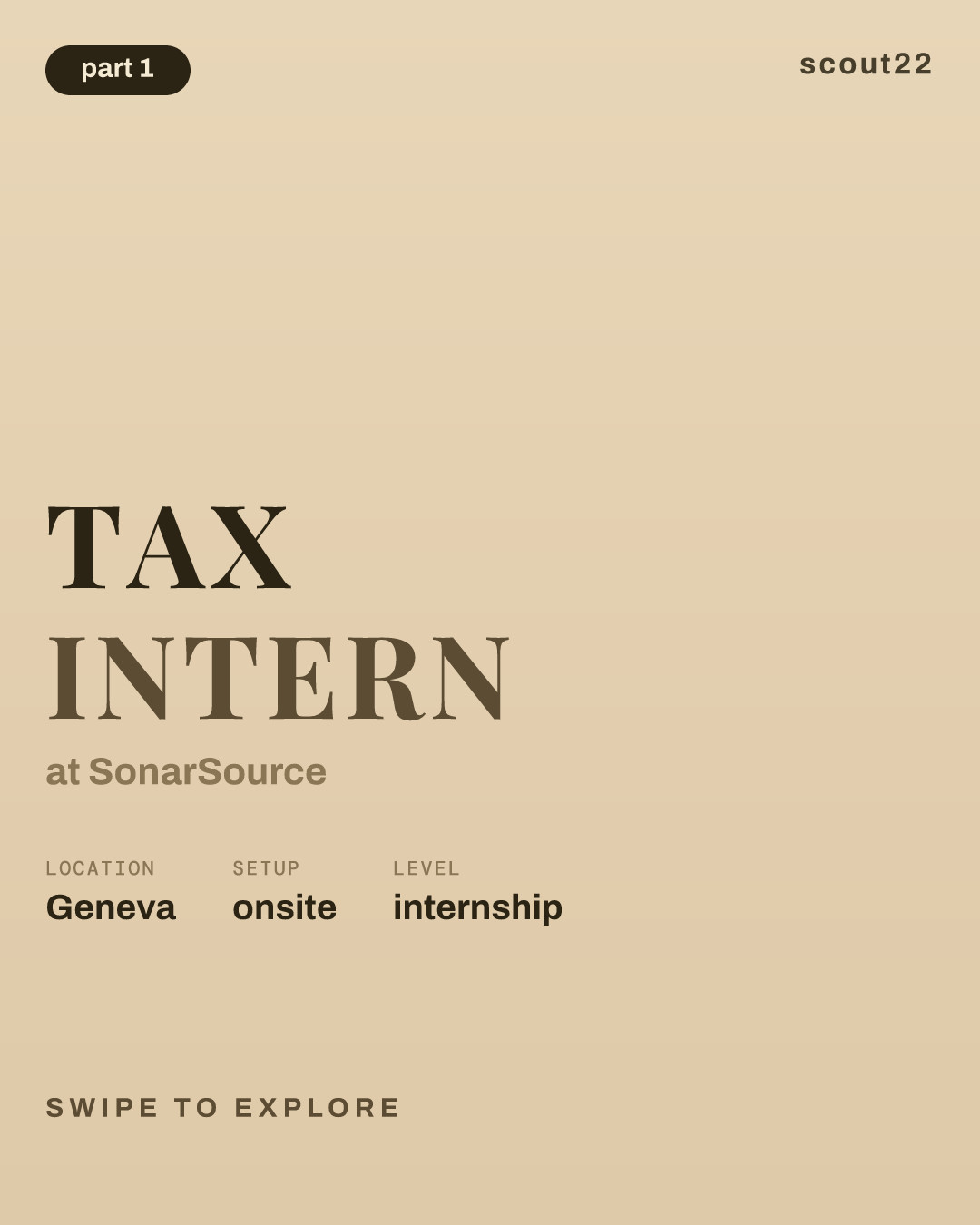 Tax Intern at SonarSource