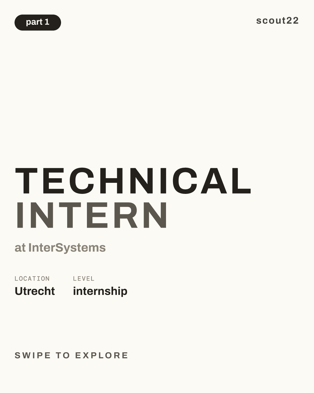Technical Intern at InterSystems