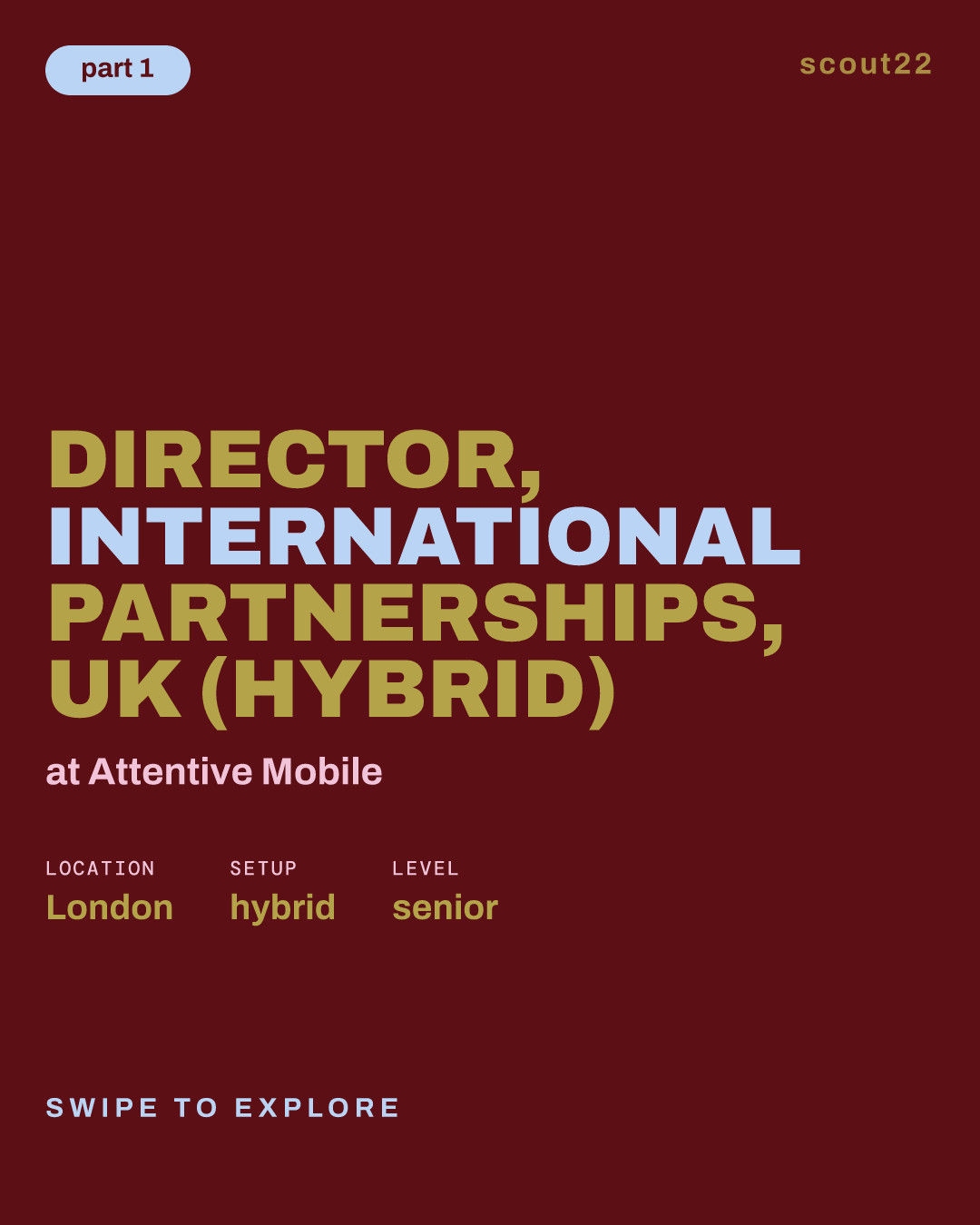 Director, International Partnerships, UK (Hybrid) at Attentive Mobile