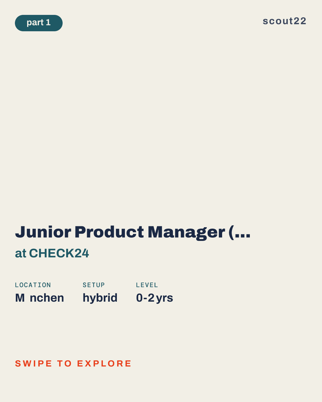 Junior Product Manager (m/w/d) Generative AI / AI Forge at CHECK24