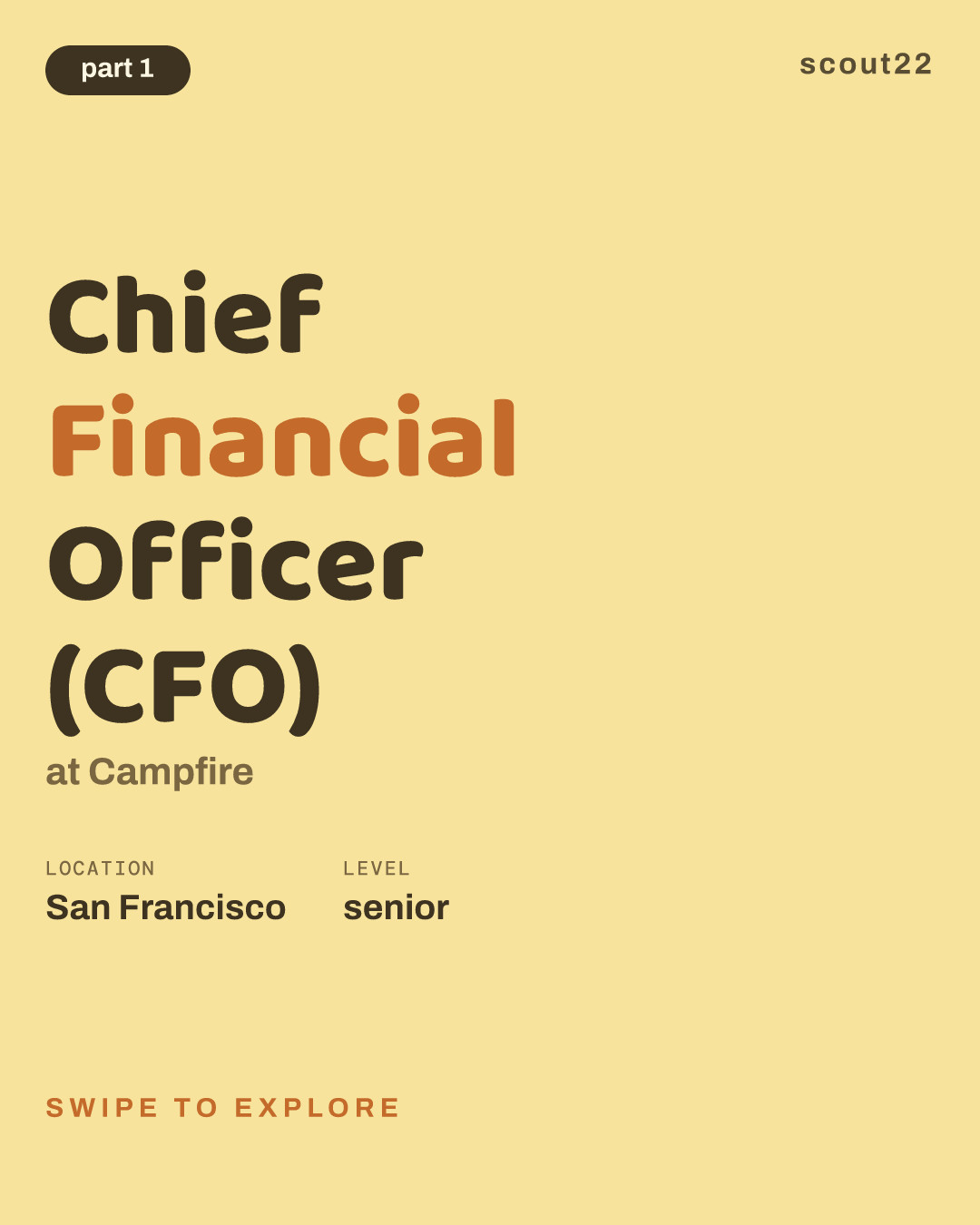 Chief Financial Officer (CFO) at Campfire