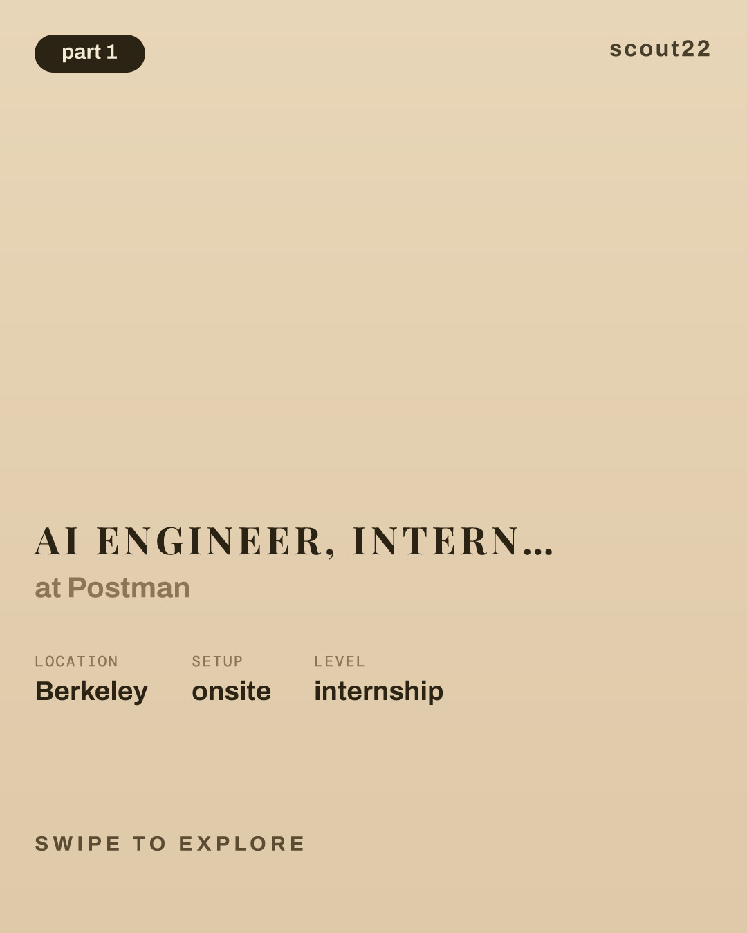 AI Engineer, Internship - Summer 2026 - Applications Open Now at Postman