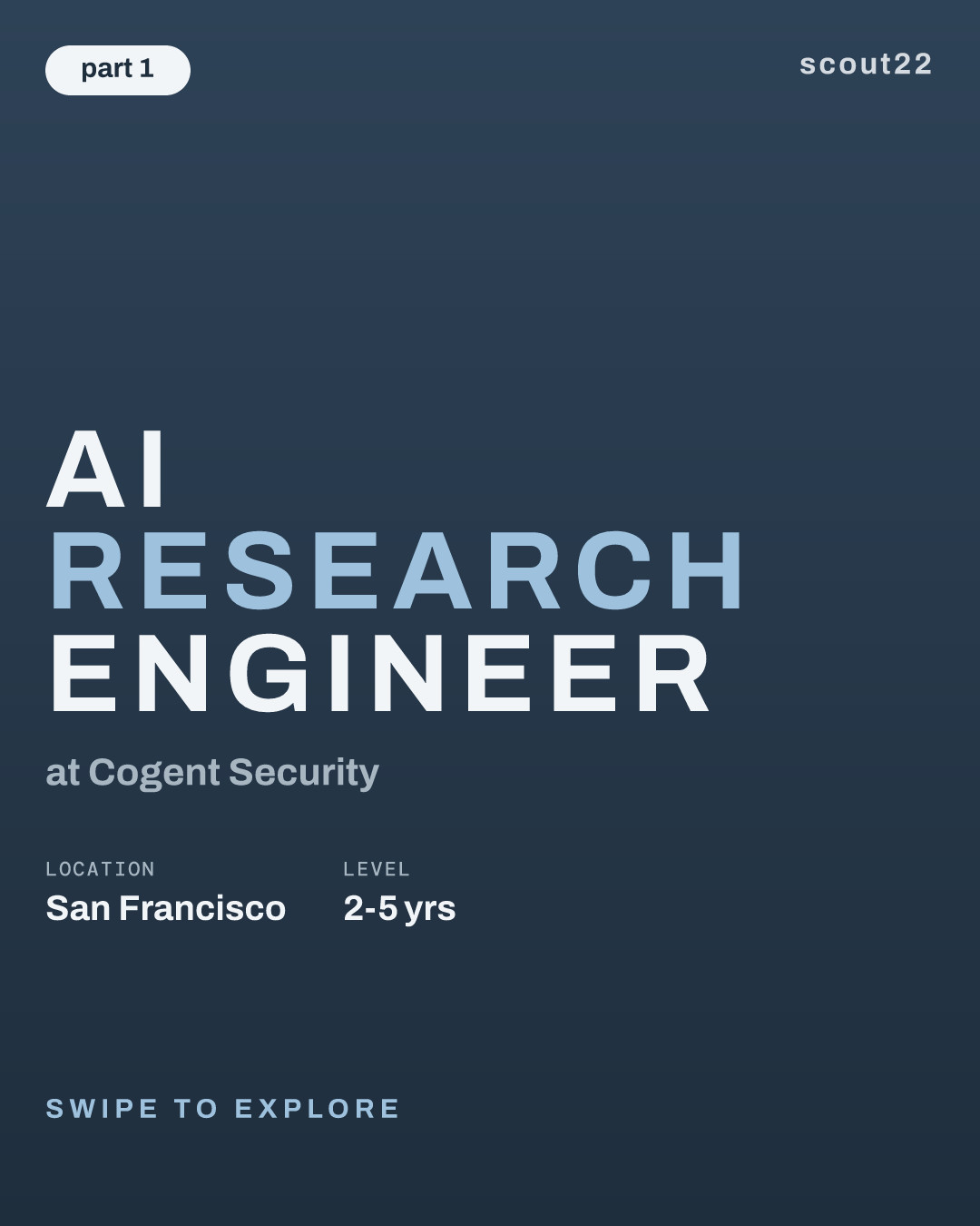 AI Research Engineer at Cogent Security