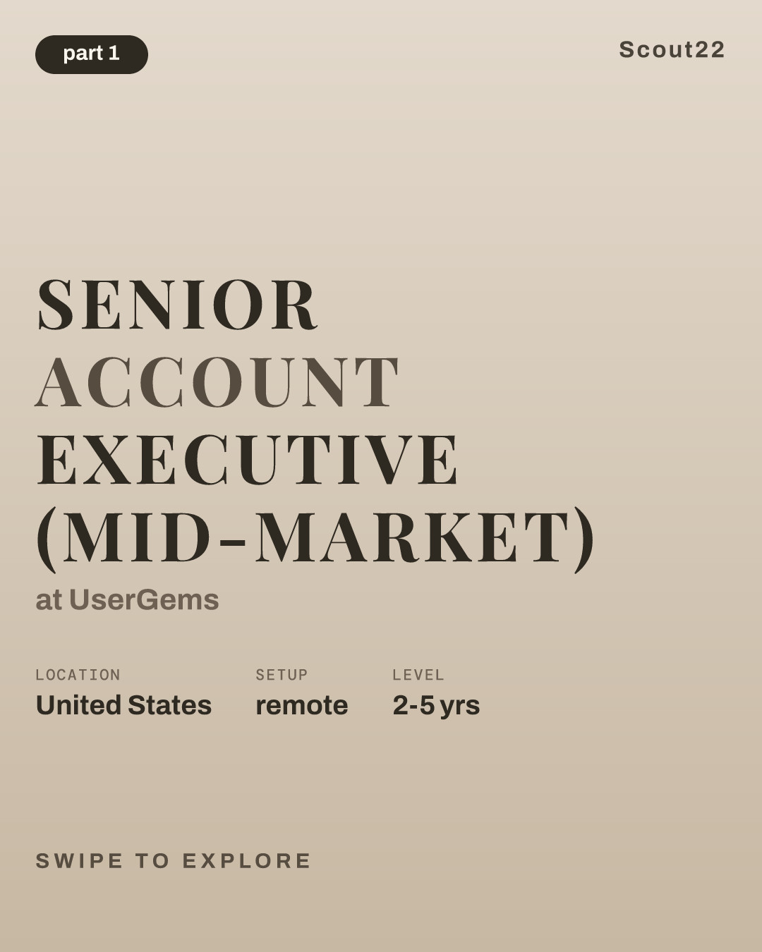 Senior Account Executive (Mid-market) at UserGems