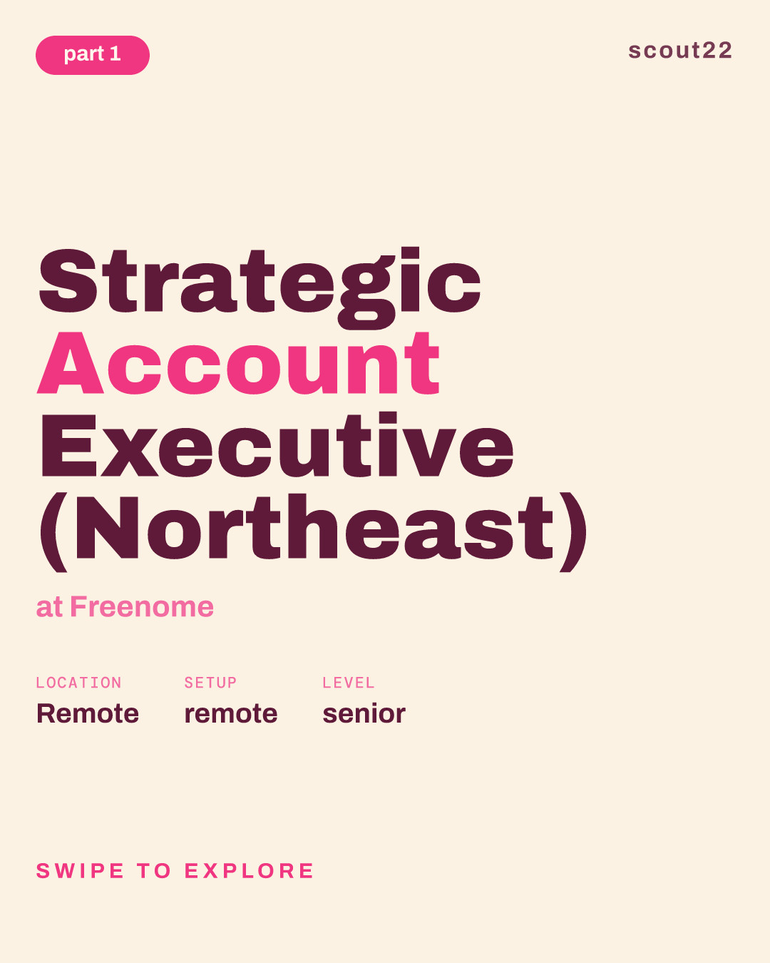 Strategic Account Executive (Northeast) at Freenome