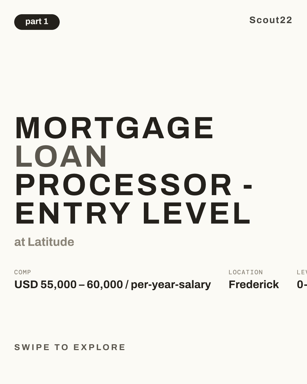 Mortgage Loan Processor - Entry Level at Latitude