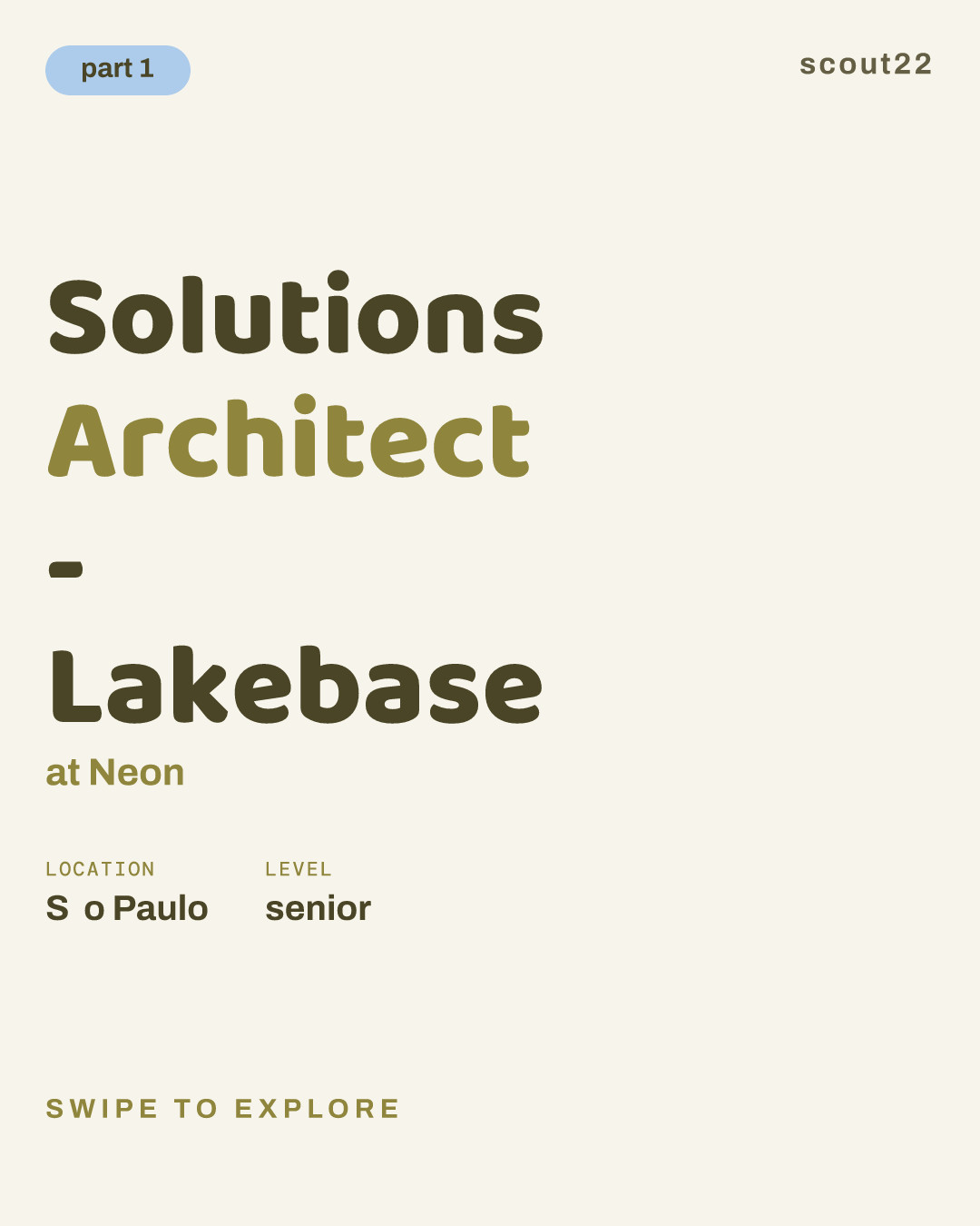 Solutions Architect - Lakebase at Neon