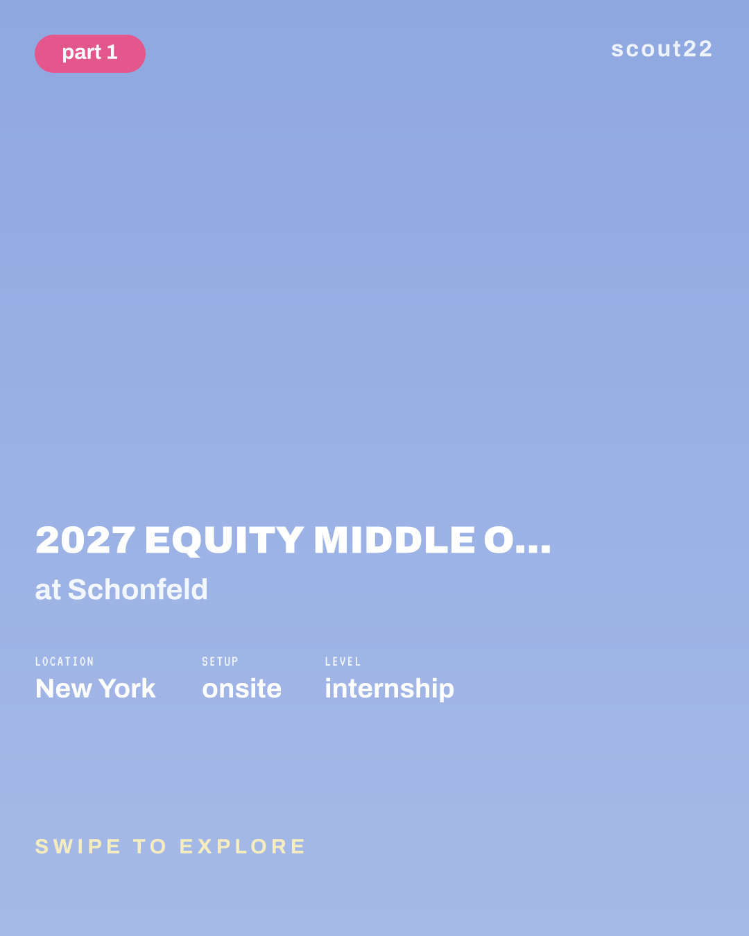 2027 Equity Middle Office Intern at Schonfeld