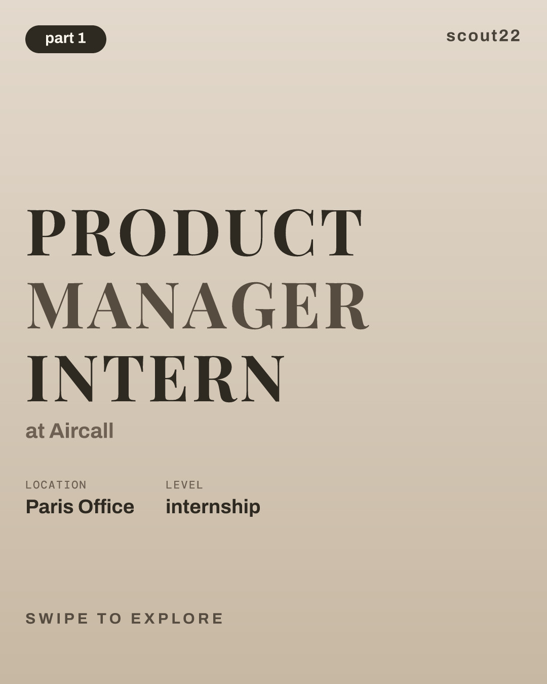 Product Manager Intern at Aircall