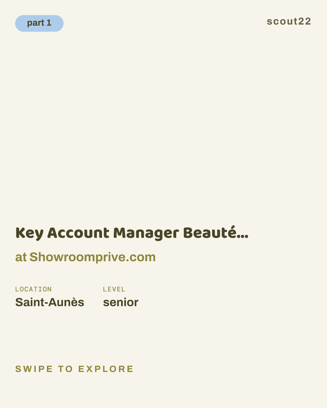 Key Account Manager Beauté - H/F/X at Showroomprive.com