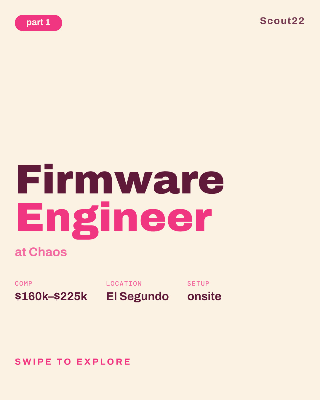 Firmware Engineer at Chaos