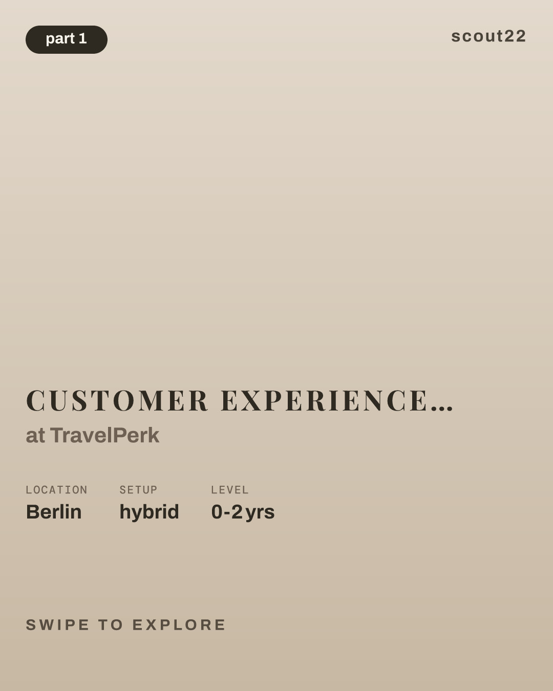 Customer Experience Specialist - German Speaker at TravelPerk