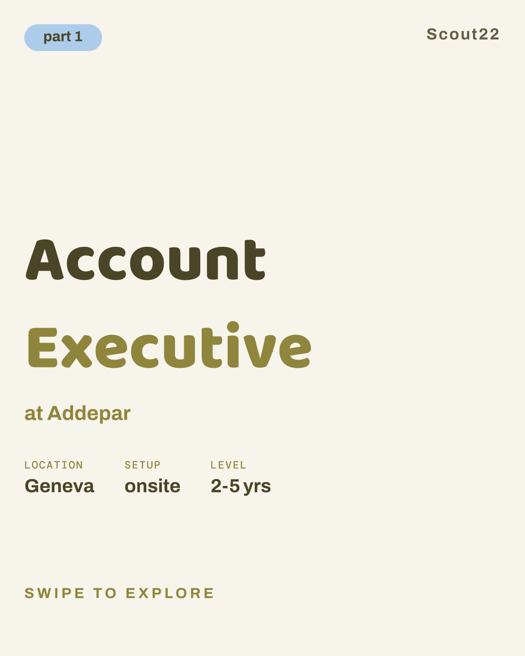 Account Executive at Addepar