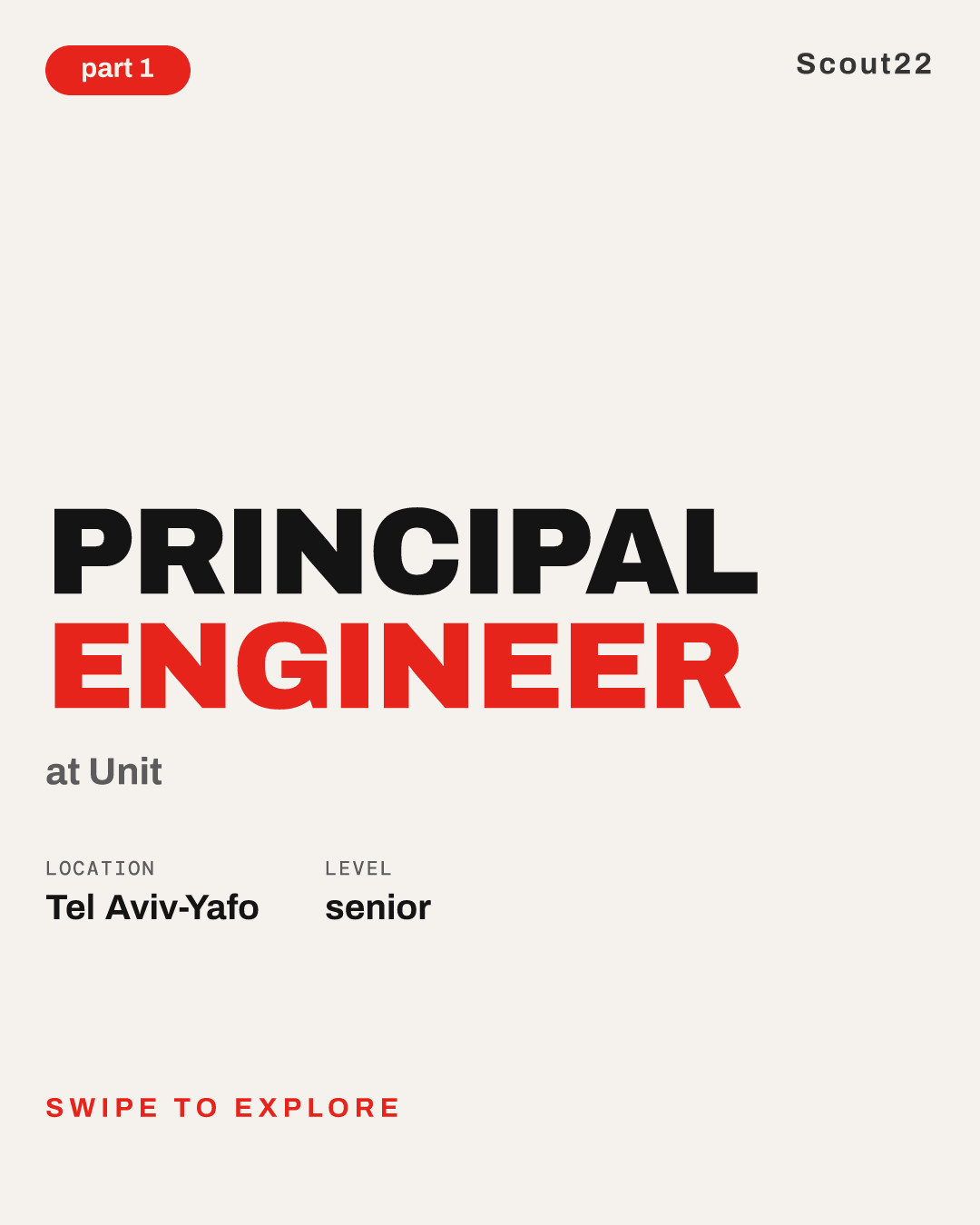 Principal Engineer at Unit