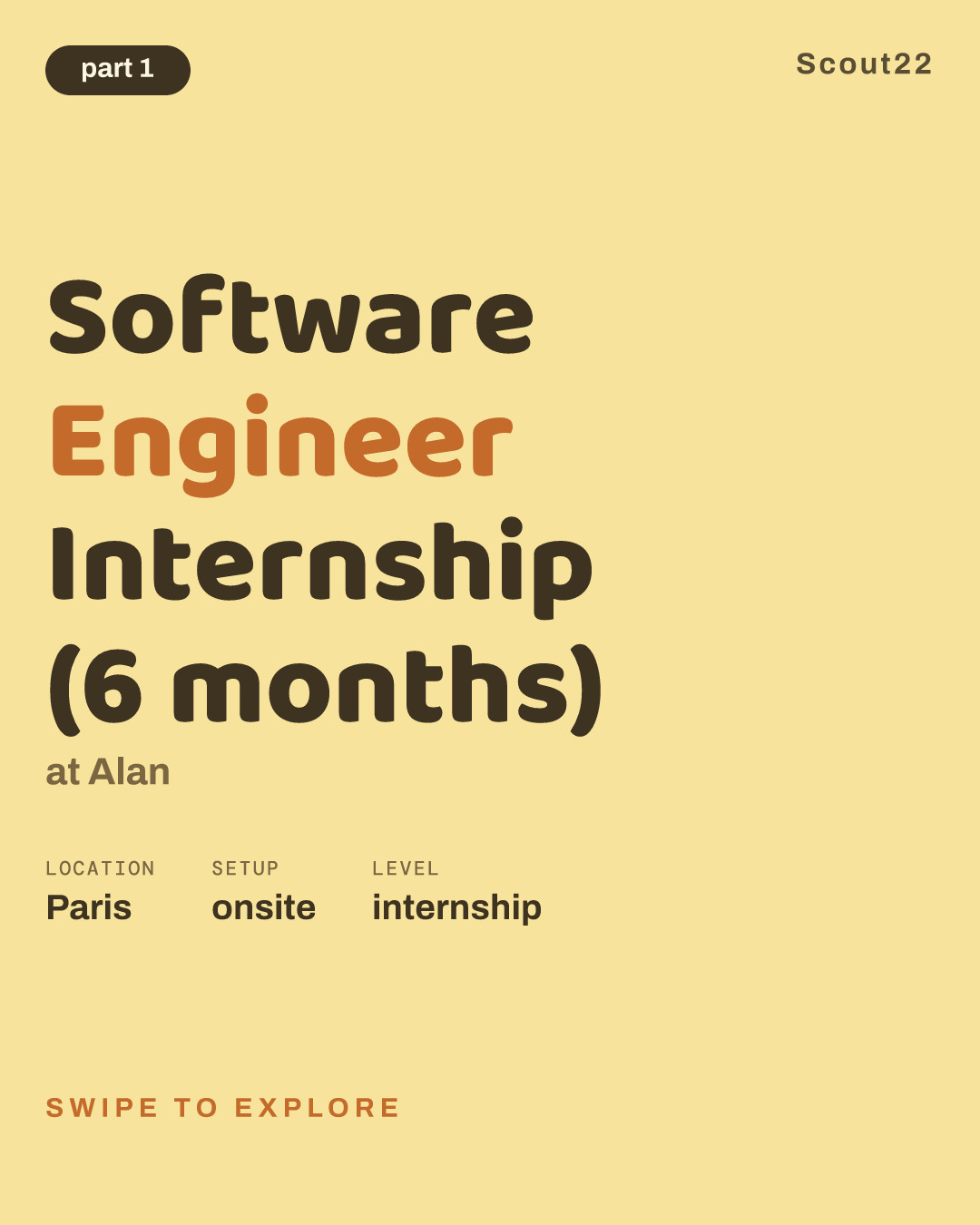 Software Engineer Internship (6 months) at Alan