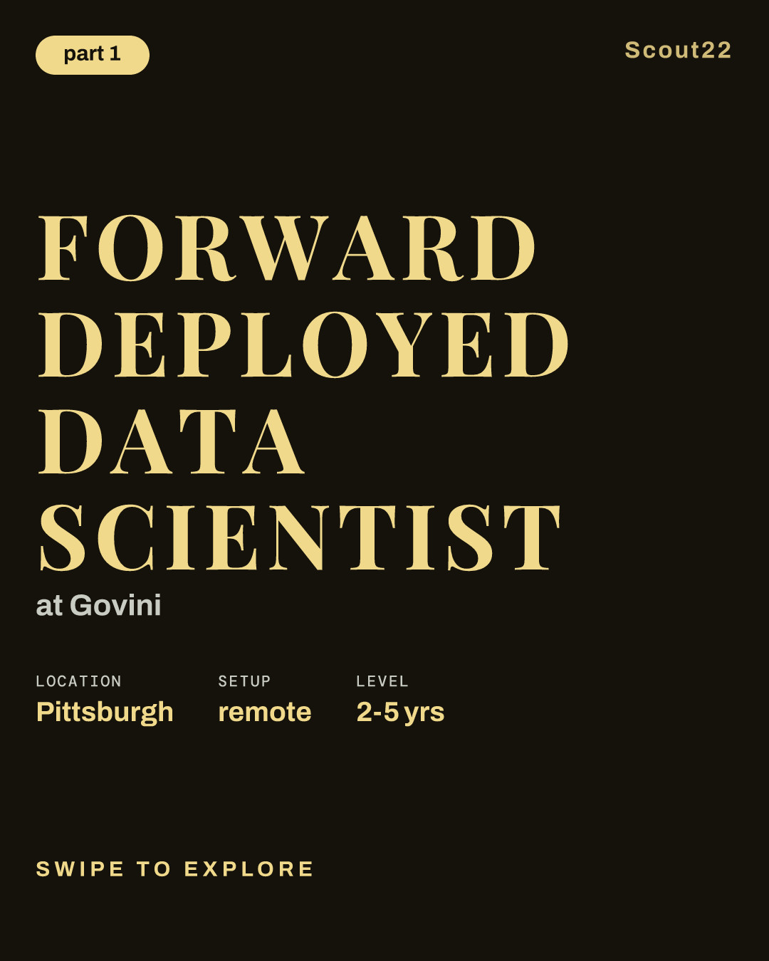 Forward Deployed Data Scientist at Govini