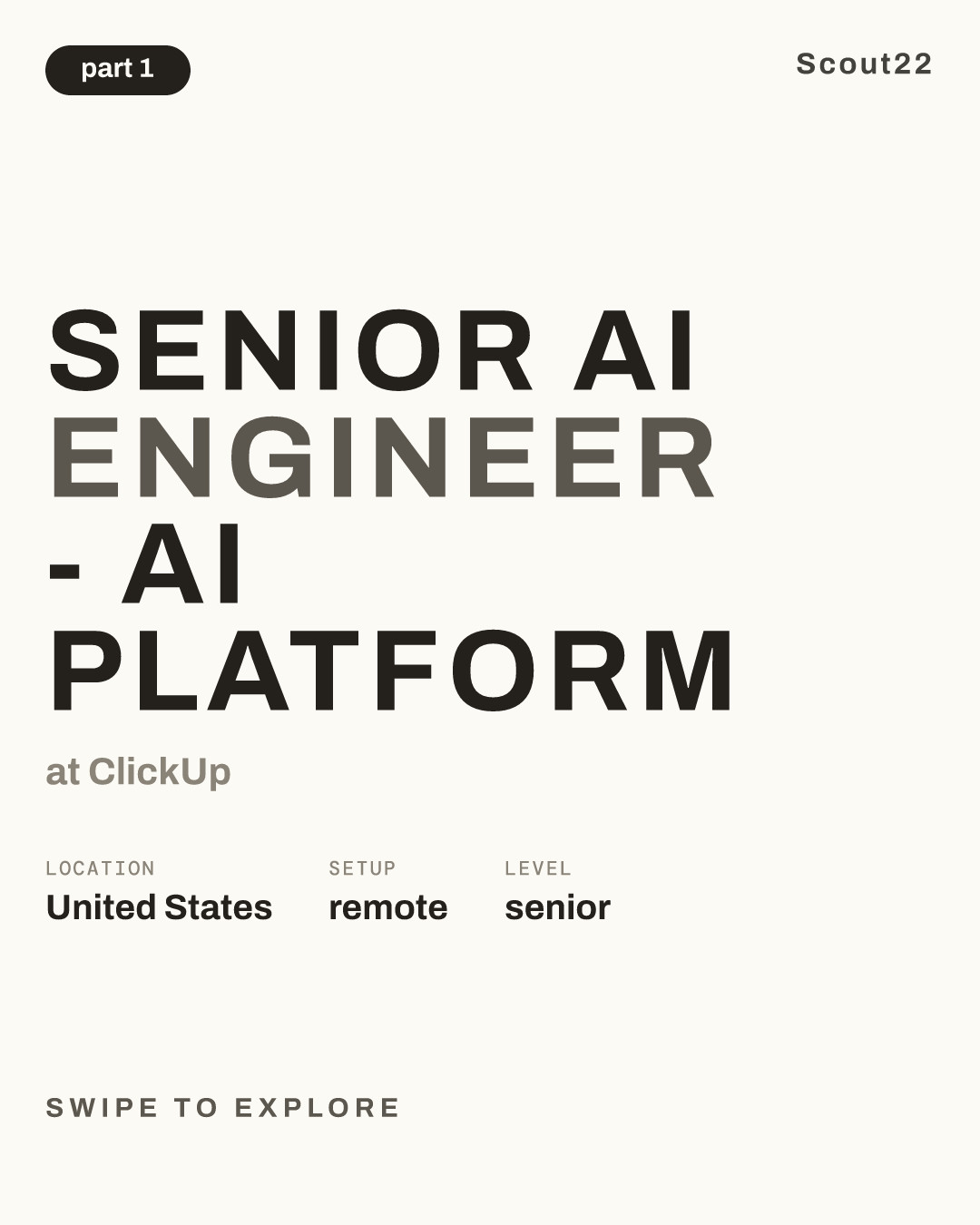 Senior AI Engineer - AI Platform at ClickUp