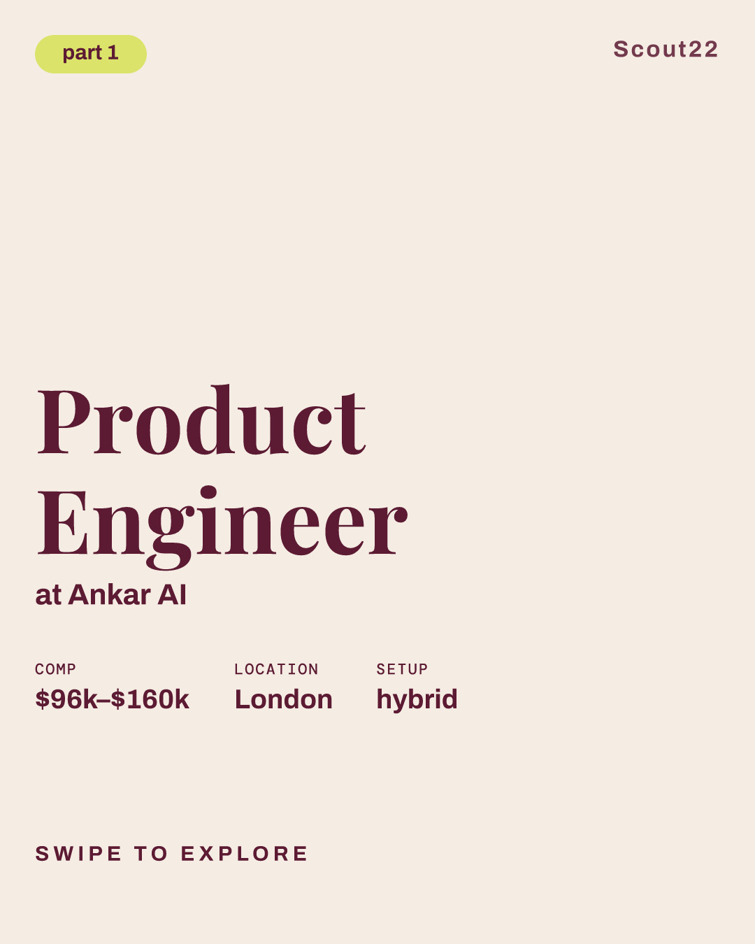 Product Engineer at Ankar AI